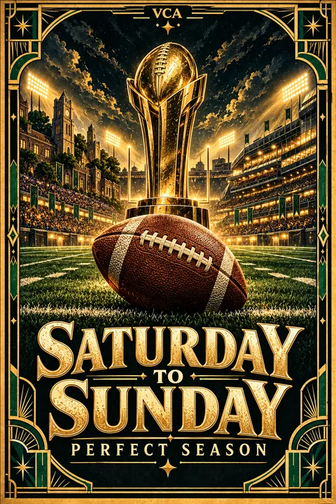 Supplied VCA illustrated promotional cover for Saturday to Sunday: Perfect Season; artwork, not a gameplay screenshot